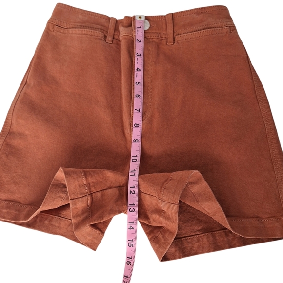 NWT Loft Made And Loved High-Rise Cotton Shorts Pockets Size 25 - Picture 7 of 10